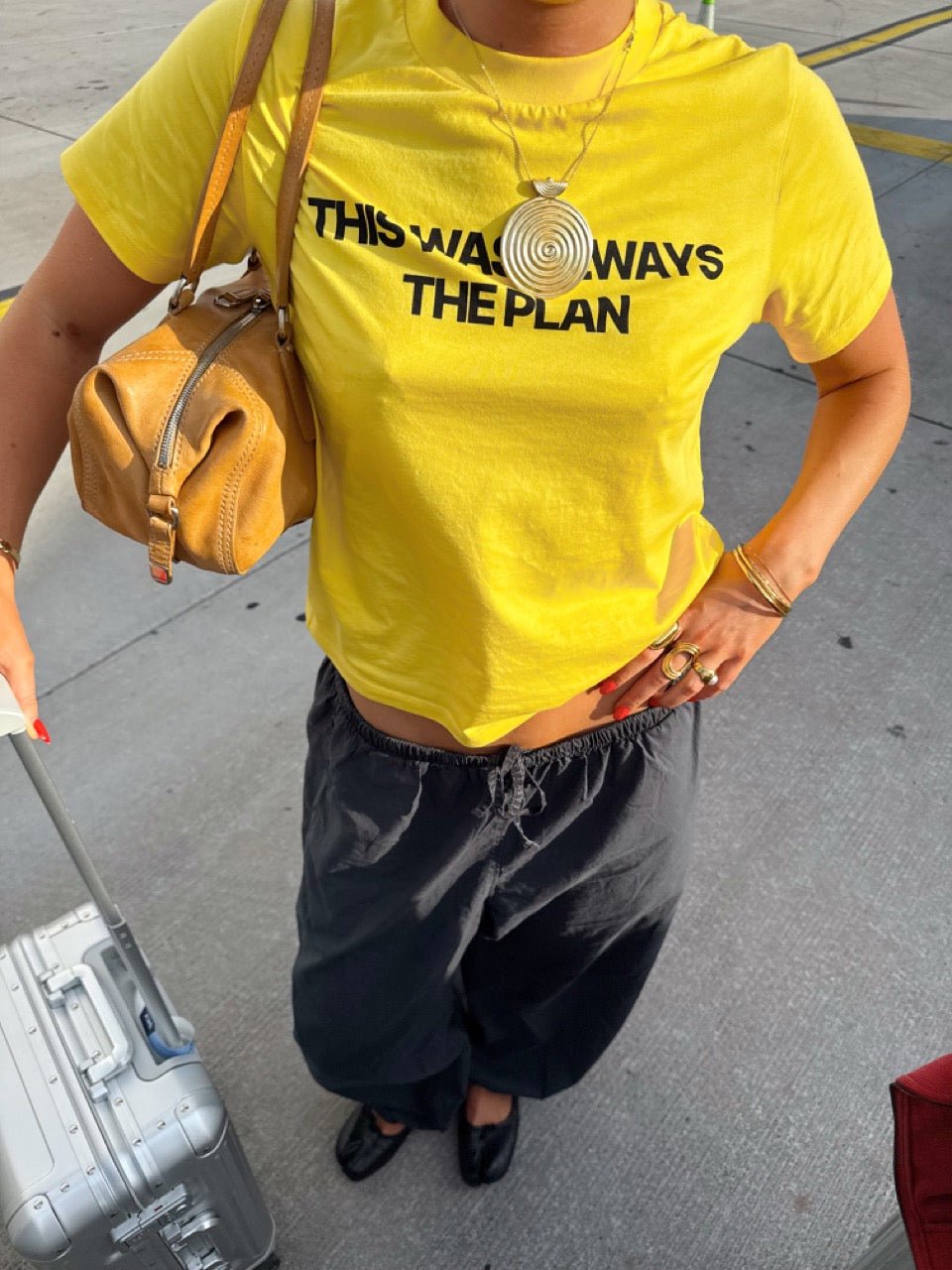 THIS WAS ALWAYS THE PLAN GRAPHIC TEE - scandivv