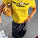 THIS WAS ALWAYS THE PLAN GRAPHIC TEE - scandivv